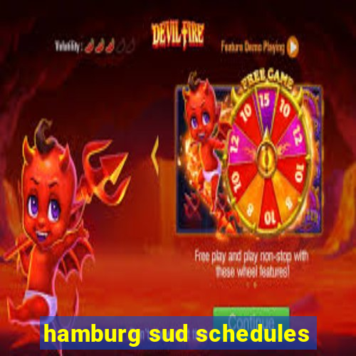 hamburg sud schedules